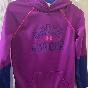Under Armour Purple and Blue Sweatshirt Hoodie